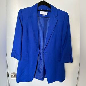 Calvin Klein Cobalt Blue Blazer